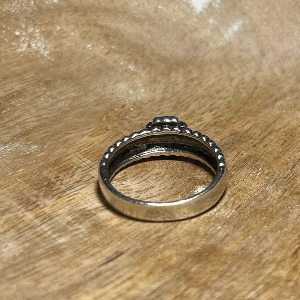 *SOLD* Cross 925 Sterling Silver Ring - Picture 9 of 12